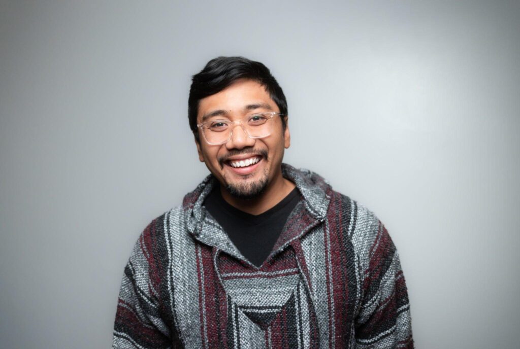 Traditional Baja hoodie with ethnic patterns