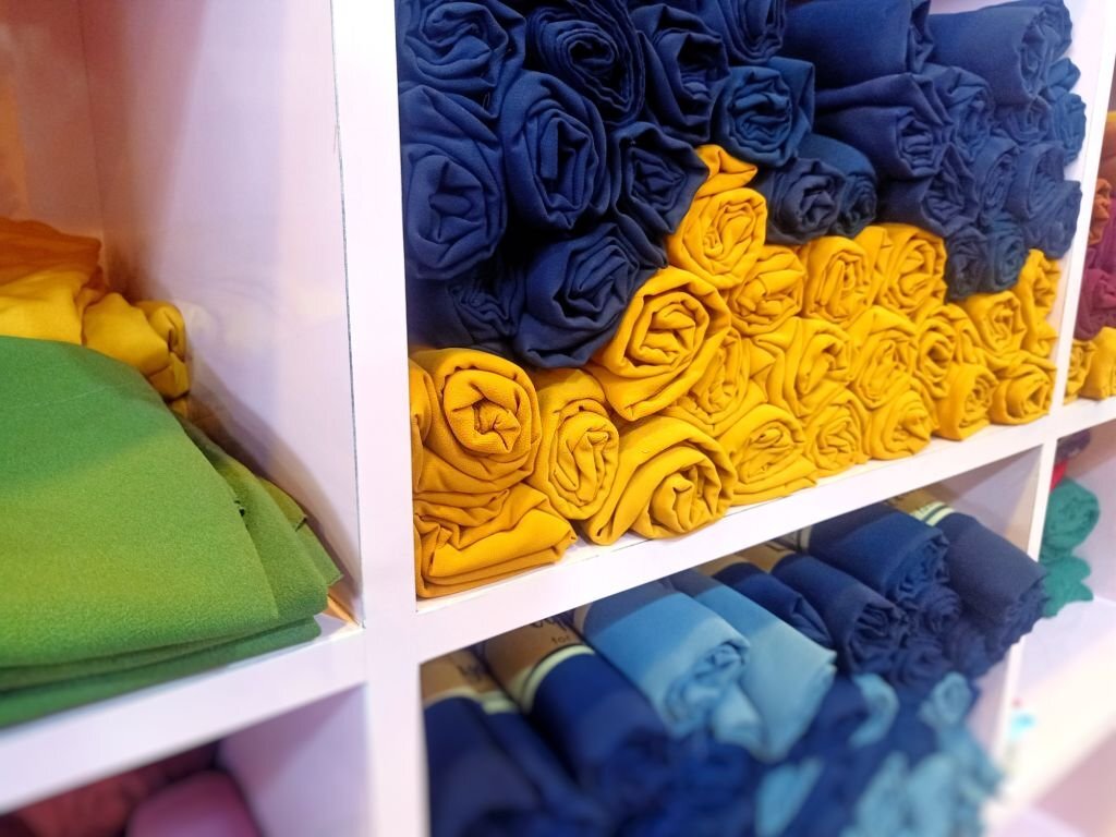 Textile storage environmental monitoring system