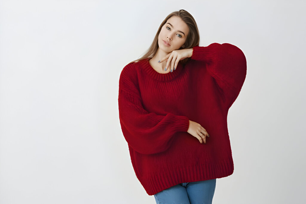 Oversized drape cardigan for fluid styling
