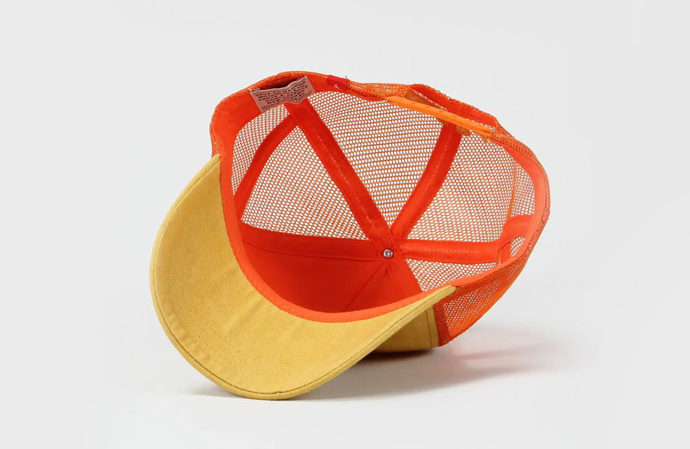Structural anatomy of a premium trucker hat