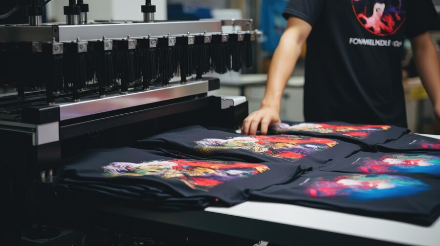 Examples of sublimated products: mugs, shirts, phone cases