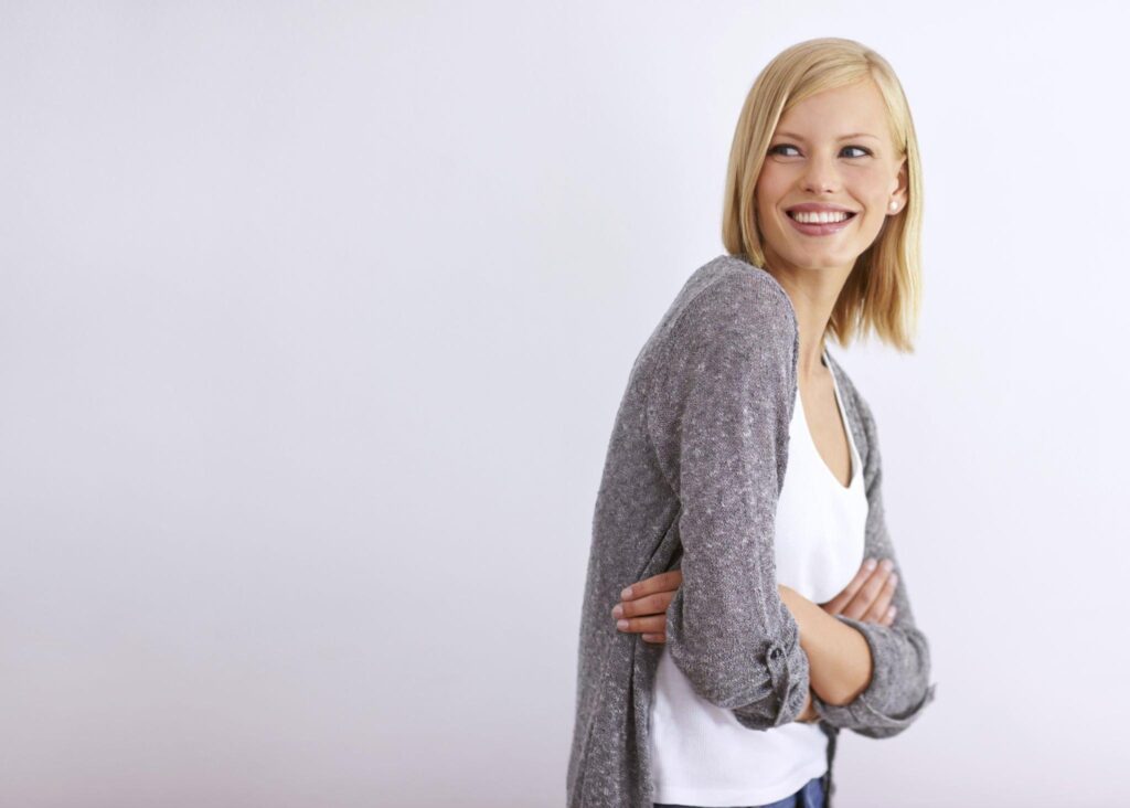 Oversized vs. fitted cardigan style comparisons
