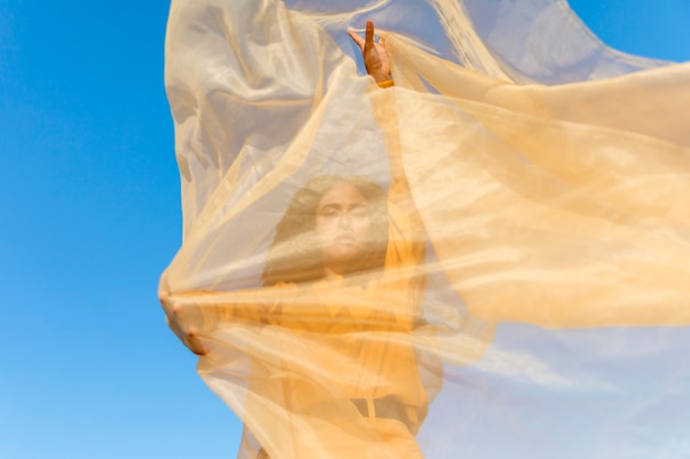 Sheer chiffon transparency index