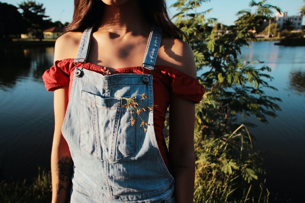 Plus-size romper design elements