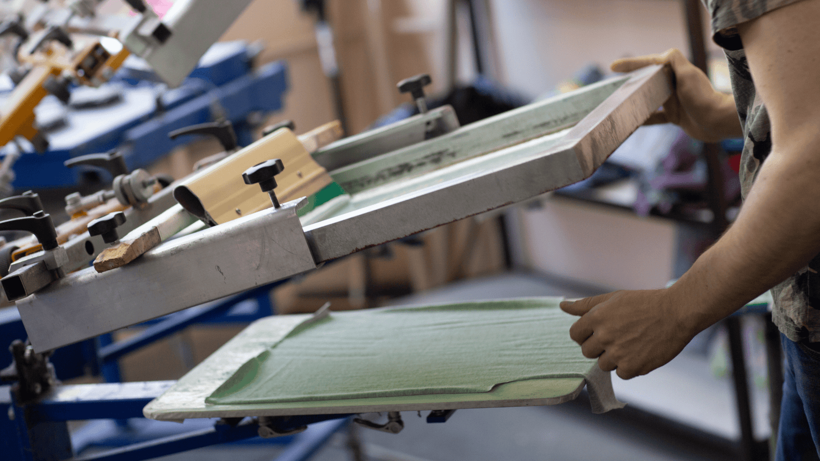 Screen Printing Process