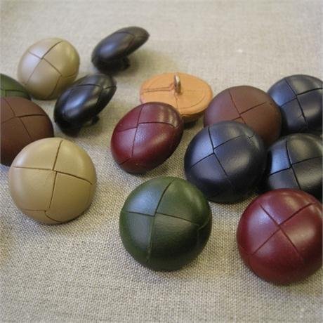 Durable Leather Buttons