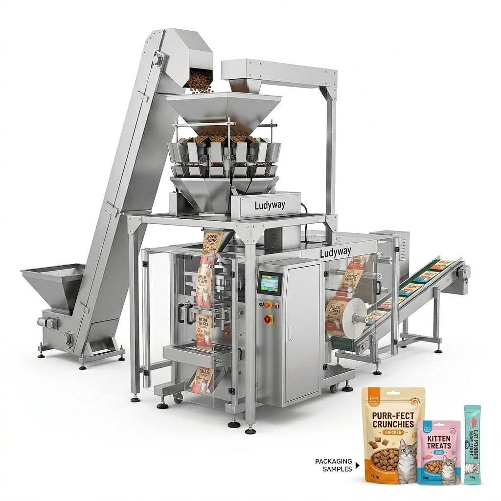 Automated Cat Treat Packaging Line