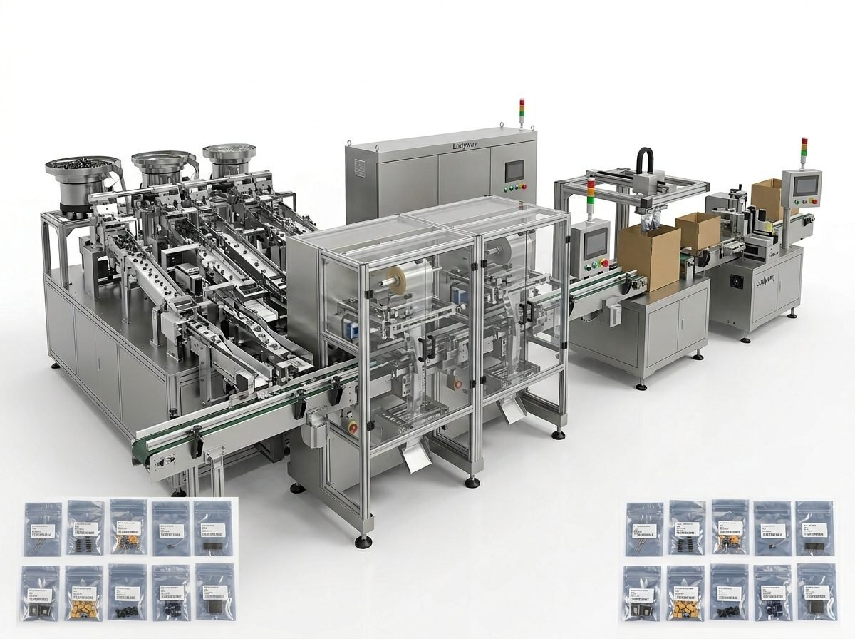 Multi-Lane Electronic Packaging Line