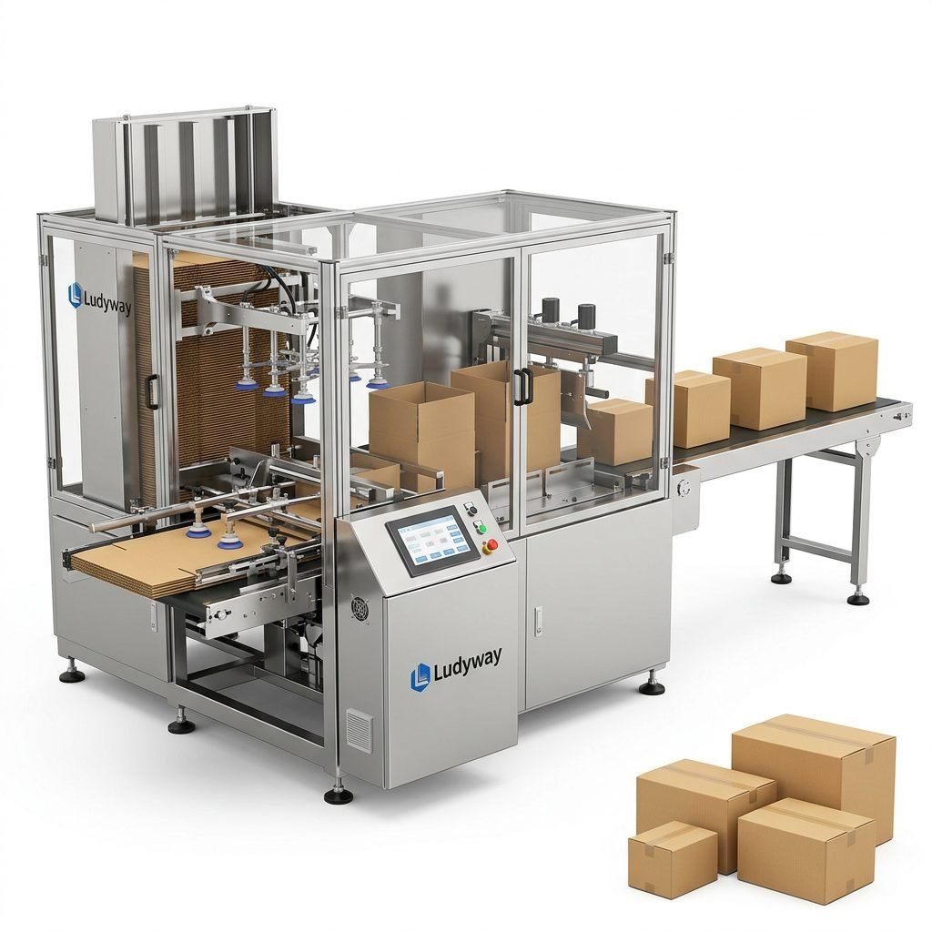 Automatic Carton Erector for High Speed Production Multi Size Adjustable
