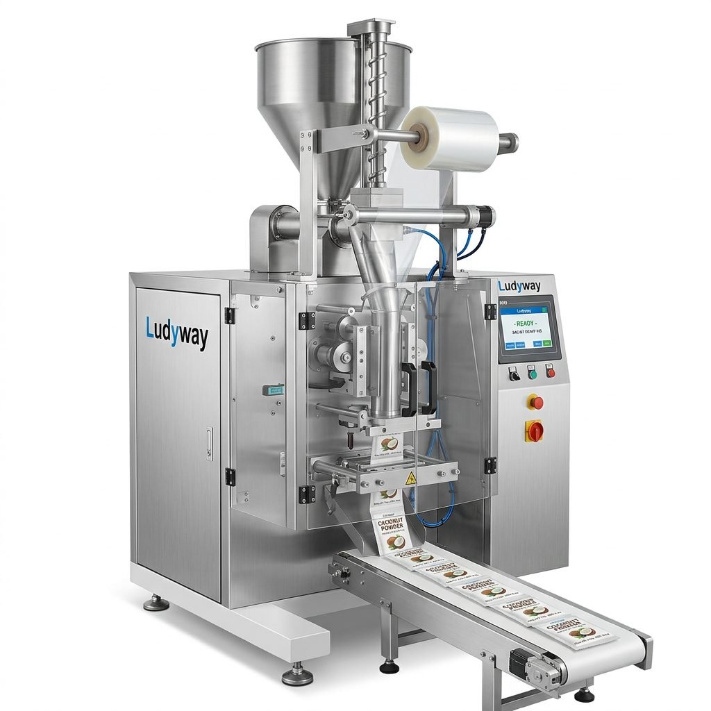 Automatic Coconut Powder Sachet Packaging Machine for Food Industry