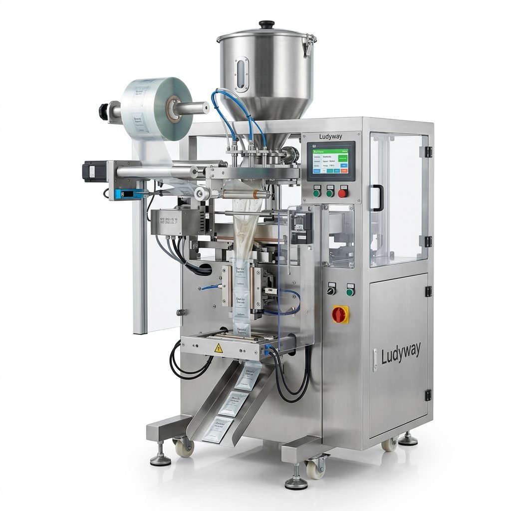 Beauty Serum Sachet Packaging Machine for Cosmetics Production Line