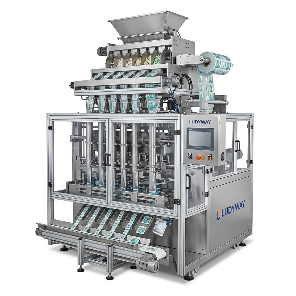 Chewing Gum Packaging Machine for Stick Packs and Sachets