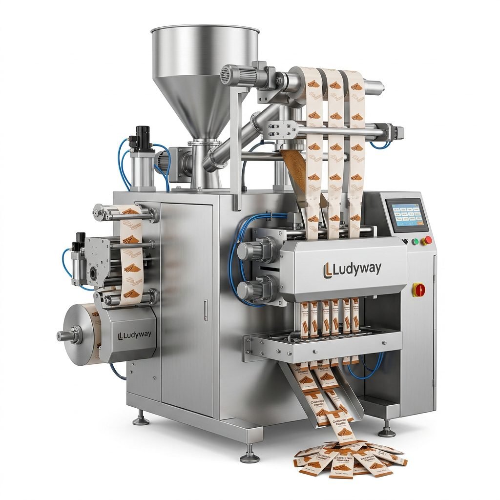 Cinnamon Powder Sachet Stick Pack Packaging Machine for Food Industry