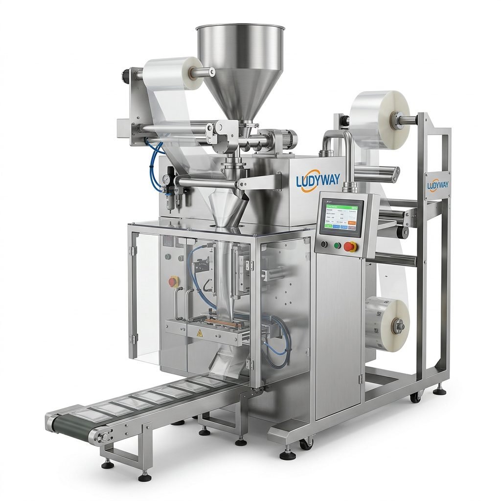 Collagen Peptide Vertical Form Fill Seal Packaging Machine for Powder Sachets