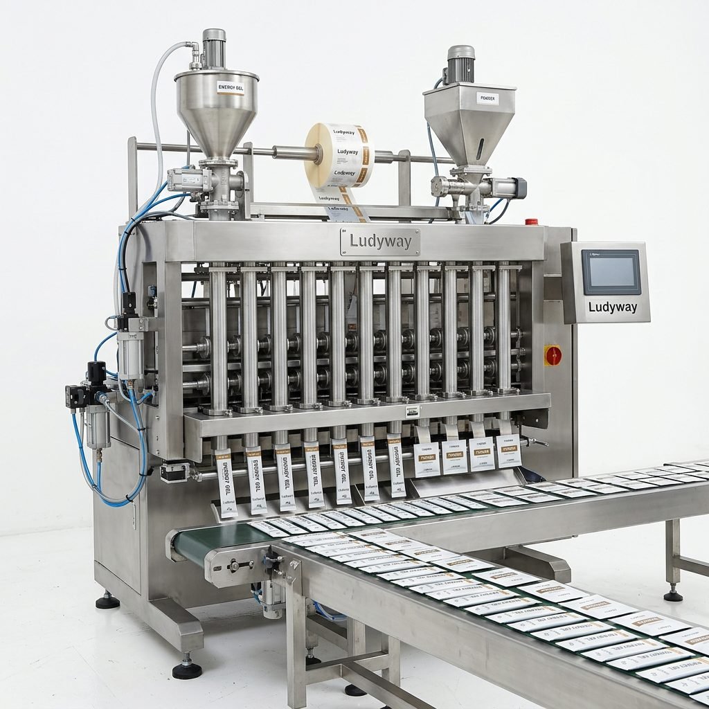 Energy Gel Packaging Machine for Stick Pack Sachet Filling Multi Lane Liquid and Powder Sy_ecf7f0a4