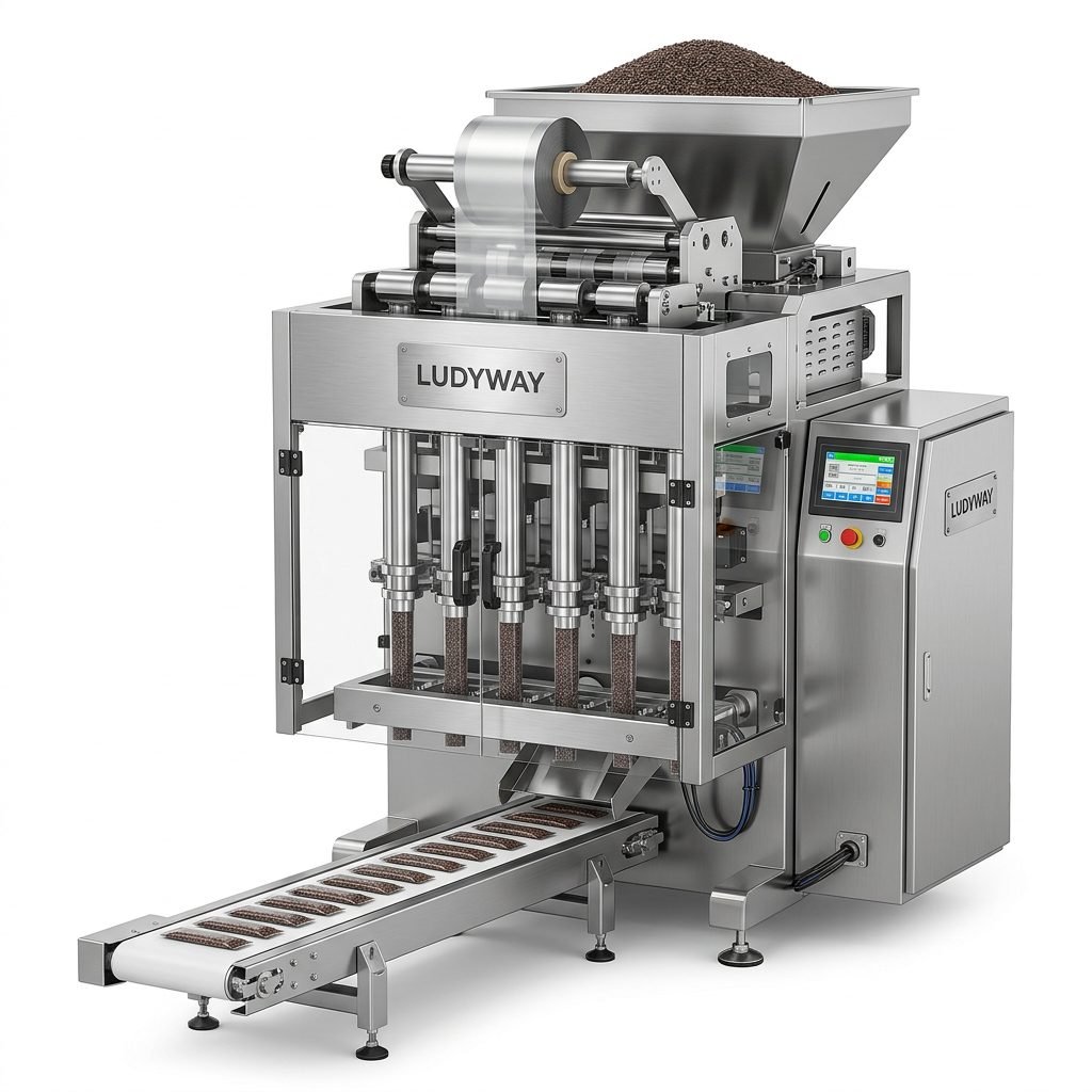 Flax Seed Multi Lane Granule Packaging System with High Speed