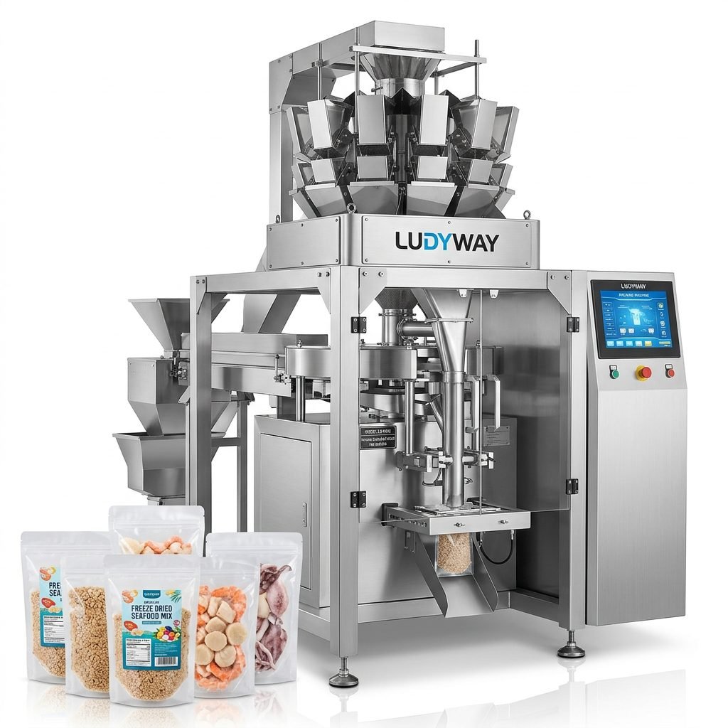 Freeze Dried Seafood Vacuum Sealing Machine for Granule Packaging