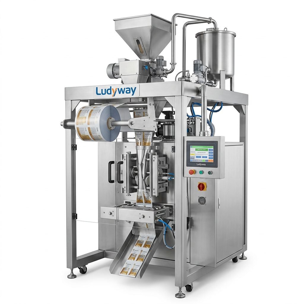 Hair Treatment Packaging Machine for Sachets Granules Liquids