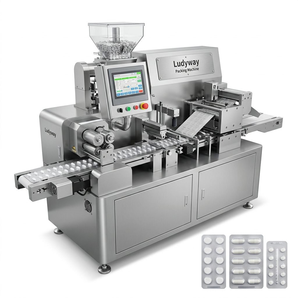 High Speed Automatic Tablet Packaging Machine for Pharmaceutical Blister Packs