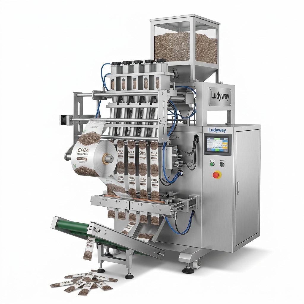 High Speed Chia Seed Granule Packaging Machine for Stick Pack Sachet Production