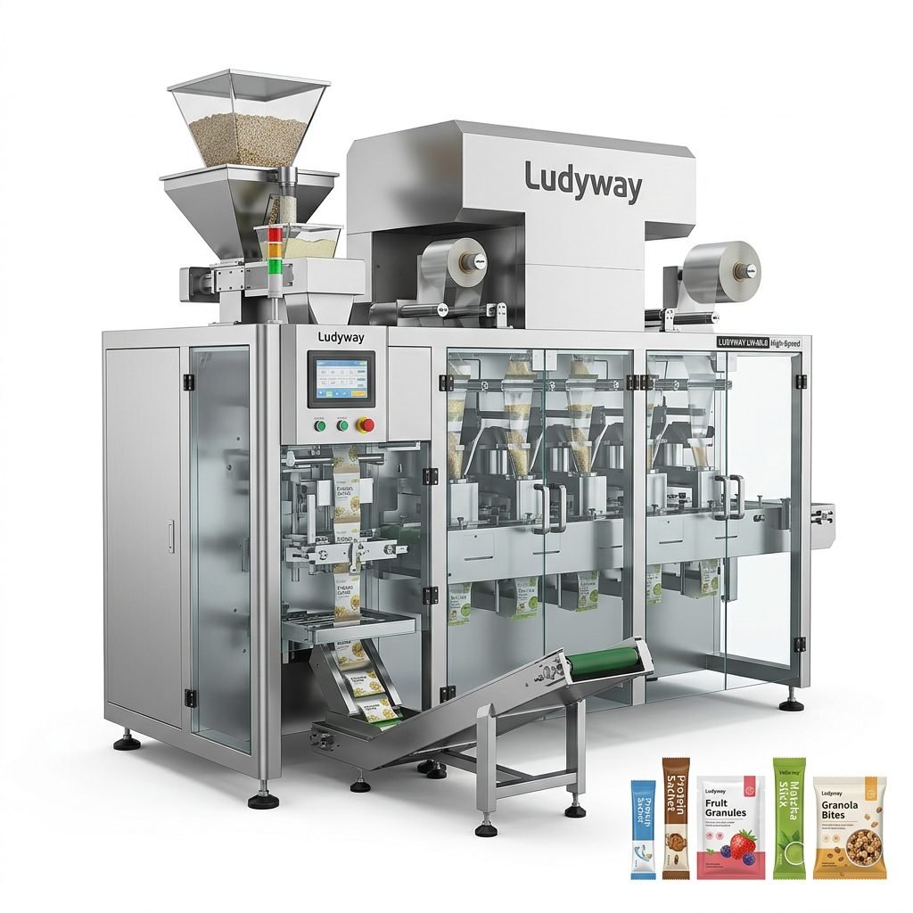 High Speed Multi Lane Functional Snack Packaging Machine for Granules Powder