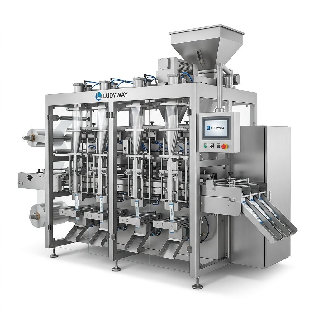 High-Speed Multi-Lane Sugar Stick Packaging Machine