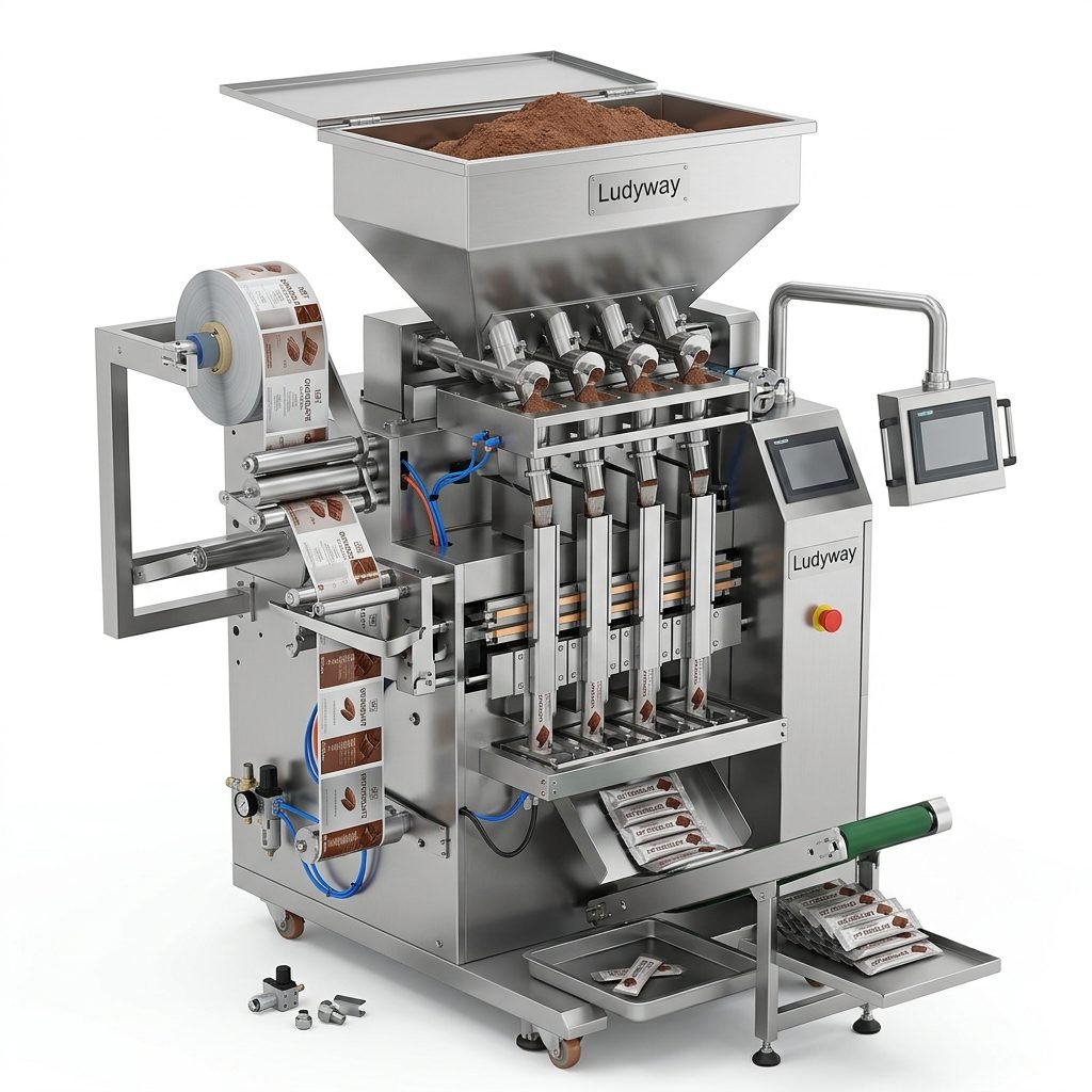 Hot Chocolate Powder Stick Pack Machine for Food Industry