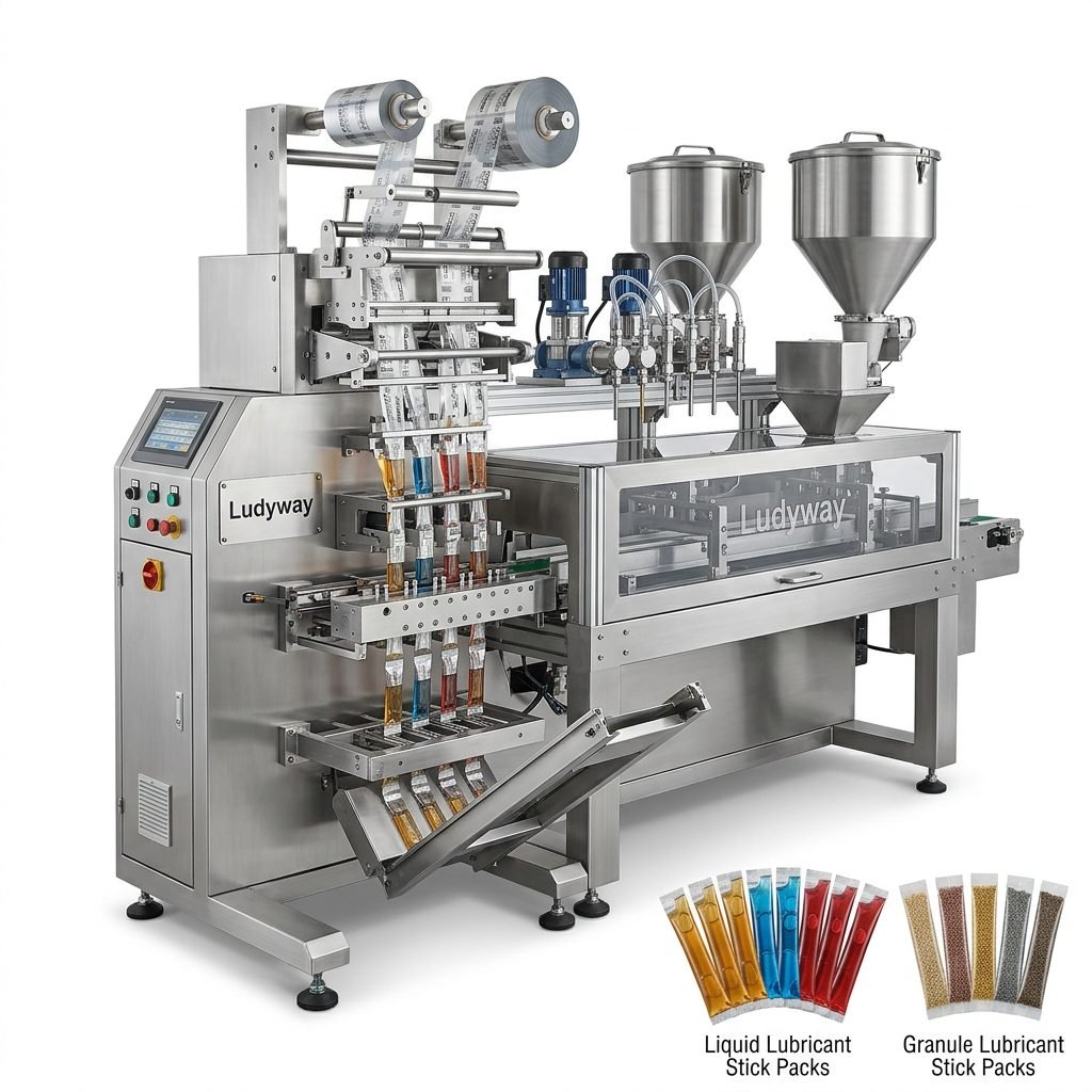 Industrial Lubricant Packaging Machine for Granules Liquids Multi Lane Stick Pack Sachet S_7891abb0