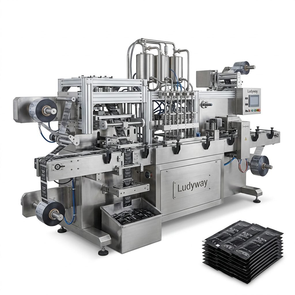Ink Sachet Packaging Machine for Liquid Filling Multi Lane High Speed System