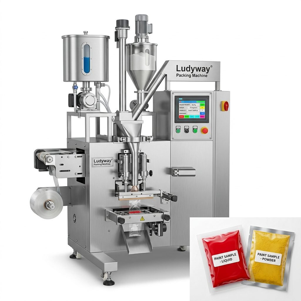 Paint Sample Packaging Machine for Liquid Powder Filling Sachet Type