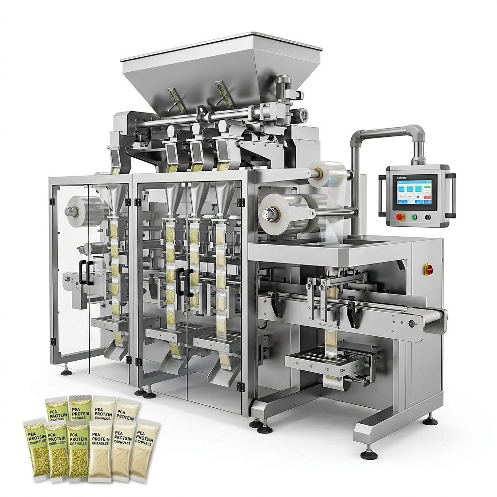 Pea Protein Granule Powder Automated Packaging Machine for Sachets