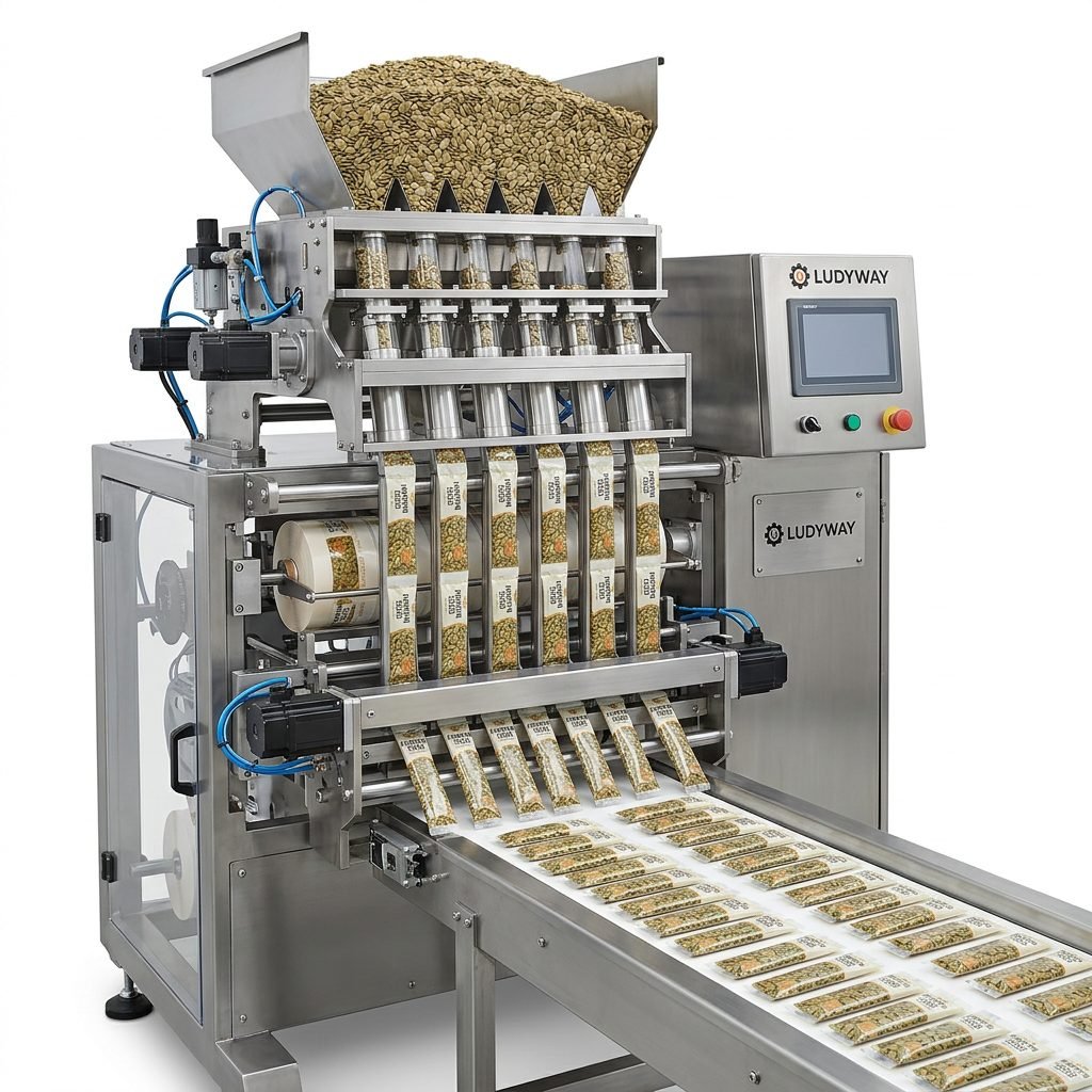 Pumpkin Seed Granule Packaging Machine for Multi Lane Stick Pack Production